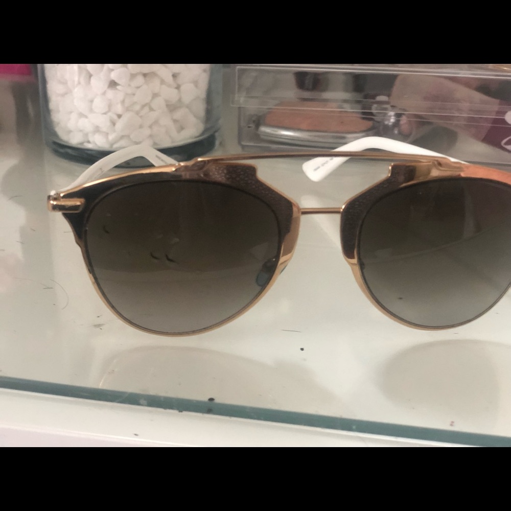 Authentic Dior Reflected sunglasses in Gold